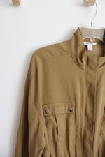 Nine West Sergio Olive Belted Utility Jacket | XL