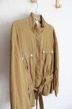 Nine West Sergio Olive Belted Utility Jacket | XL