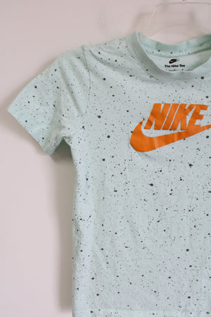 The Nike Tee Blue Speckled Shirt | Youth L (14/16)