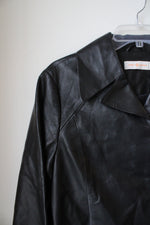 Tory Burch Black Ryder Lambs Leather Jacket | 10