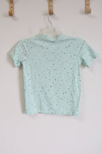 The Nike Tee Blue Speckled Shirt | Youth L (14/16)