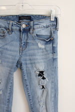 Aeropostale Distressed Low Rise Jegging Jeans | 0 Short