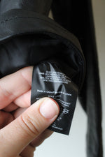 Tory Burch Black Ryder Lambs Leather Jacket | 10