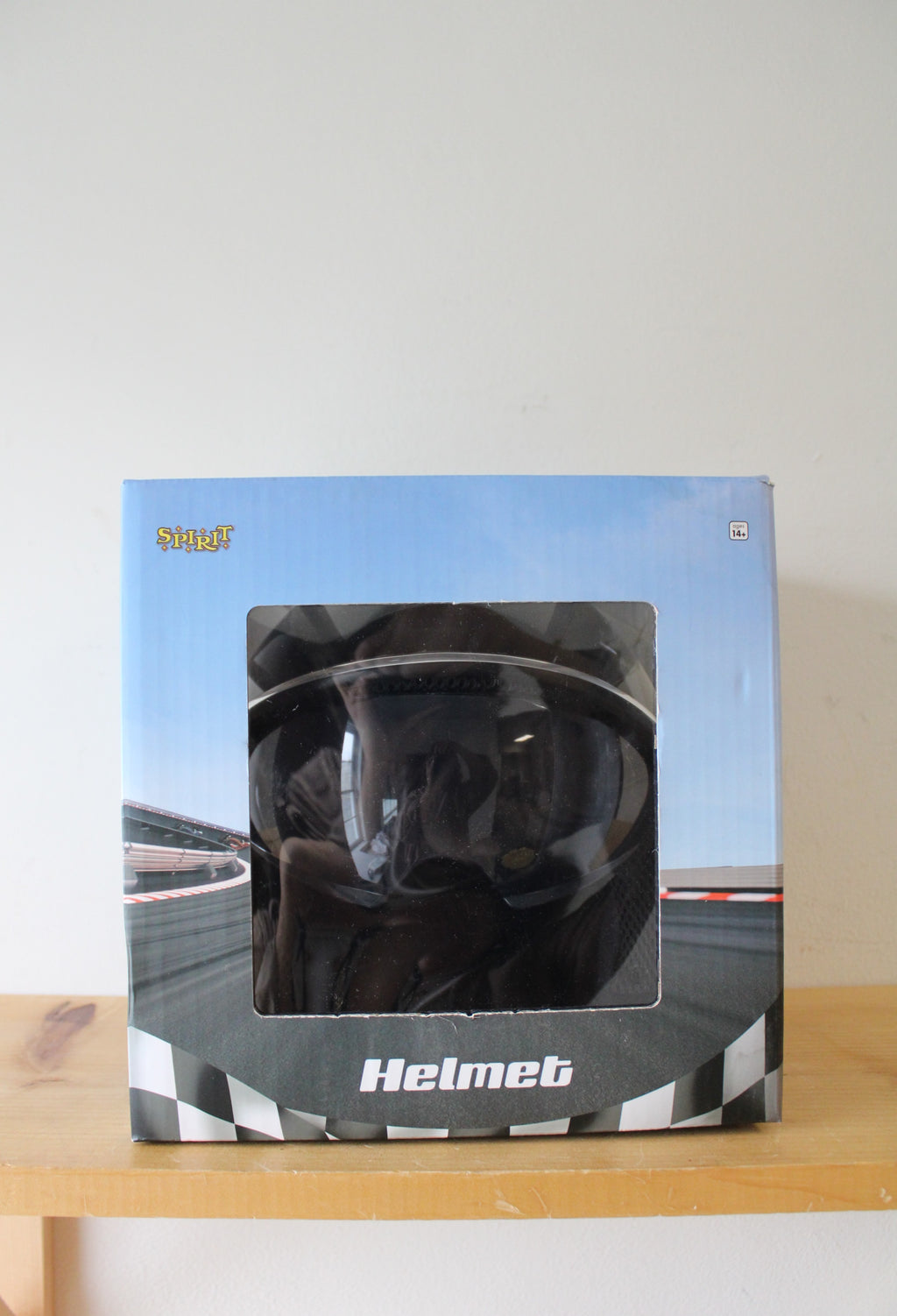 Spirit Halloween Black Racing Helmet