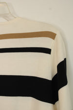NEW Casual Corner Annex Stripped Sweater Short Sleeve Shirt | X
