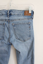 Aeropostale Distressed Low Rise Jegging Jeans | 0 Short