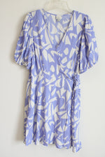 A New Day Blue White Floral Dress | L