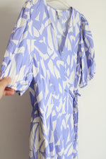 A New Day Blue White Floral Dress | L