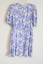 A New Day Blue White Floral Dress | L