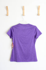 NEW Fila Purple Short Sleeve Athletic Wear Top | S