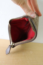 Dooney & Bourke Brown Monogram Mini Wallet
