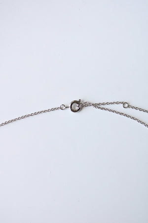 Cubic Zirconia Brown Gemstone & Diamond Edged Heart Pendant Necklace