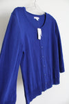 NEW New York & Co. Blue Knit Cardigan | XL