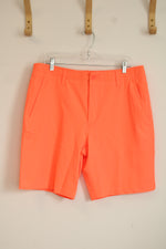 NEW Under Armour Neon Orange Golf Shorts | 36