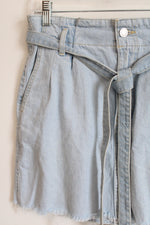 Garage Re.Think Denim Belted Mini Skirt | M