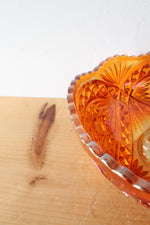 Vintage Imperial Glass Marigold Hobstar Bowl