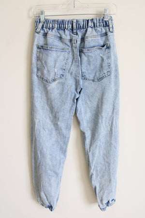 Celebrity Pink Distressed Denim Jogger | XS