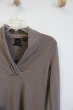 Saks Fifth Avenue Brown Cashmere Sweater | M