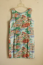 Talbots Scenic View Printed Sleeveless Dress | 14