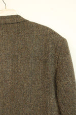 Woolrich Vintage Harris Tweed Brown Herringbone Blazer | 48L