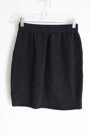 St. John Collection By Marie Gray Black Knit Fitted Skirt | 2
