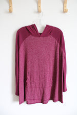 Justice Maroon Lightweight Hoodie | Youth 20+