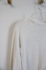 Hollister Lightweight White Sweater | S