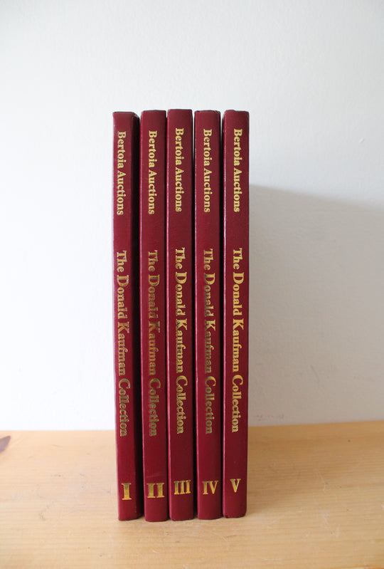 Bertoia Auctions Donald Kaufman Complete Collection Vol. I-V