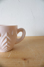 Jeanette Shell Pink Milk Glass Punch Cup