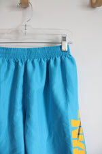 Nike Blue Logo Swim Trunks | Youth XL
