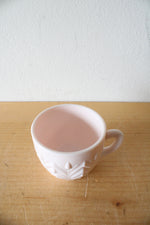 Jeanette Shell Pink Milk Glass Punch Cup