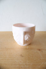 Jeanette Shell Pink Milk Glass Punch Cup