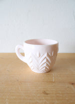 Jeanette Shell Pink Milk Glass Punch Cup