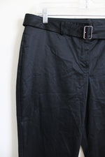 The Limited Stretch Black Satin-Look Capri Pant | 12