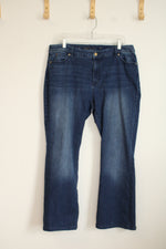 Jennifer Lopez Dark Wash Bootcut Jeans | 16 Short