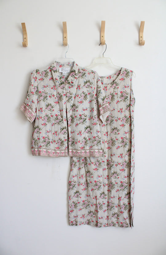 Vintage Sarah Elizabeth Floral Top & Dress Set | 14