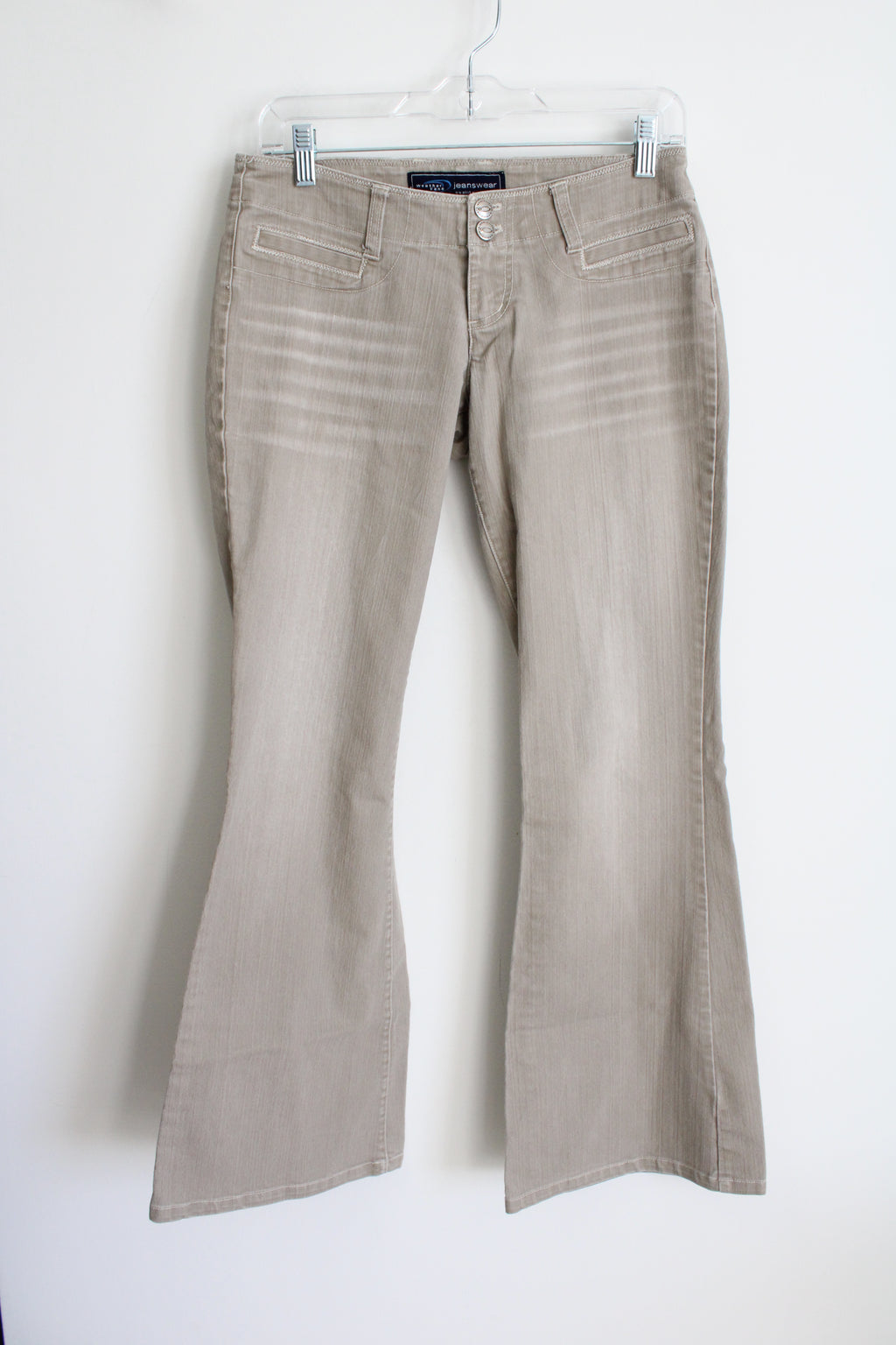 Weather Vane Jeanswear Flair Tan Denim Jeans | 5