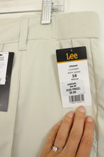 NEW Lee Revolutionary Fits Straight Leg Mid Rise Cargo Khaki | 16