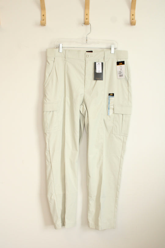 NEW Lee Revolutionary Fits Straight Leg Mid Rise Cargo Khaki | 16