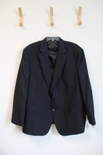 NEW Wallstreet Navy Short Portly Blazer | 46
