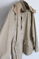Woolrich Vintage Tan Cotton Barn Coat Jacket | L