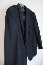 NEW Wallstreet Navy Short Portly Blazer | 46