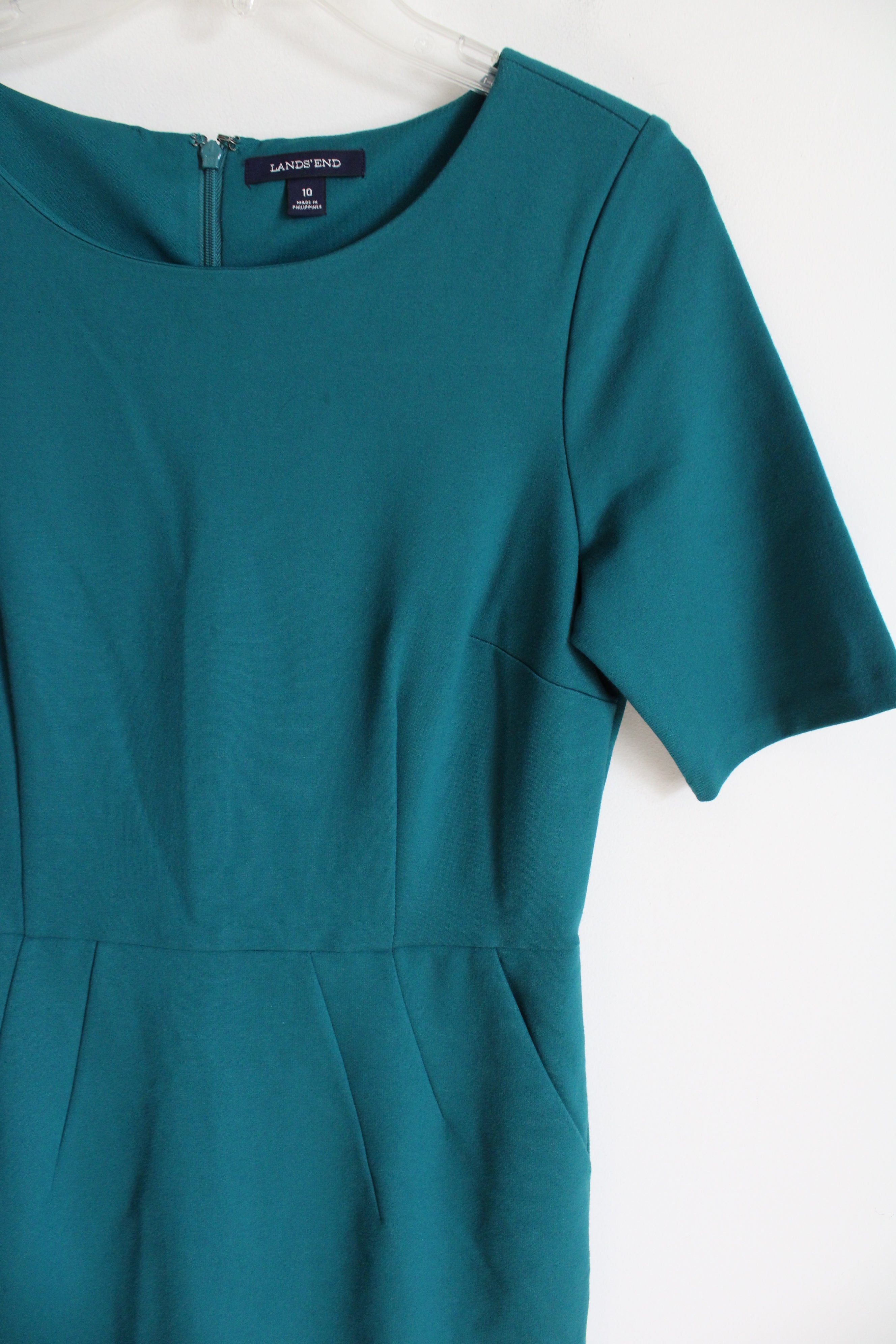 Lands' End Teal Dress | 10