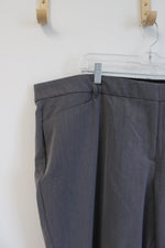 NEW Lane Bryant Elastic Waistband Gray Trouser Pants | 26R