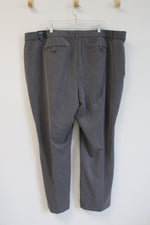 NEW Lane Bryant Elastic Waistband Gray Trouser Pants | 26R