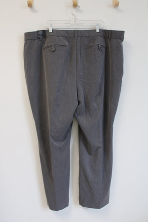 NEW Lane Bryant Elastic Waistband Gray Trouser Pants | 26R