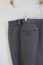 NEW Lane Bryant Elastic Waistband Gray Trouser Pants | 26R
