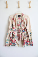 Johnny Was Biya Floral Embroidered Cardigan | L