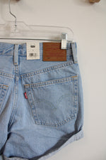 NEW Levi's 501 Mid Rise Rolled Jean Shorts | 25