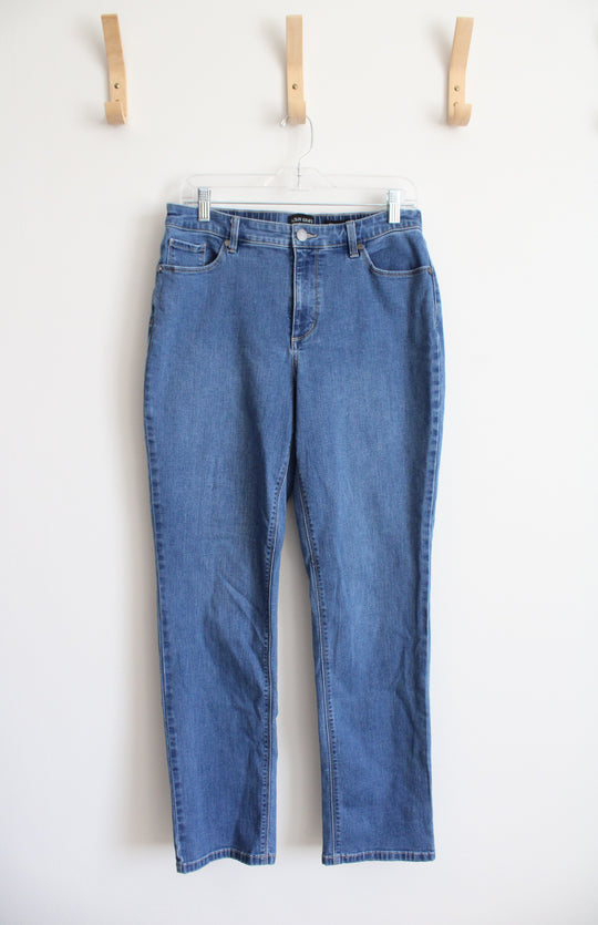 Susan Graver Jeans Straight Leg Jeans | 8